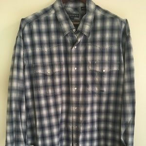Western Pearl-snap long-sleeve shirt - XXLT